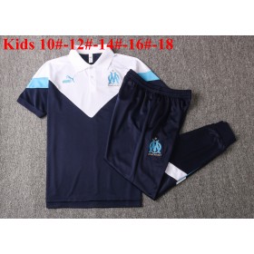 Olympique de Marseille 2020-2021 Enfant Polo d'entraînement M002